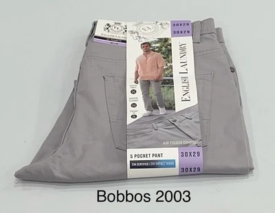 English Laundry Men's Straight Fit 5 Pocket Air Touch Comfort Pants, Gray, 30X29 - Image 1 of 3