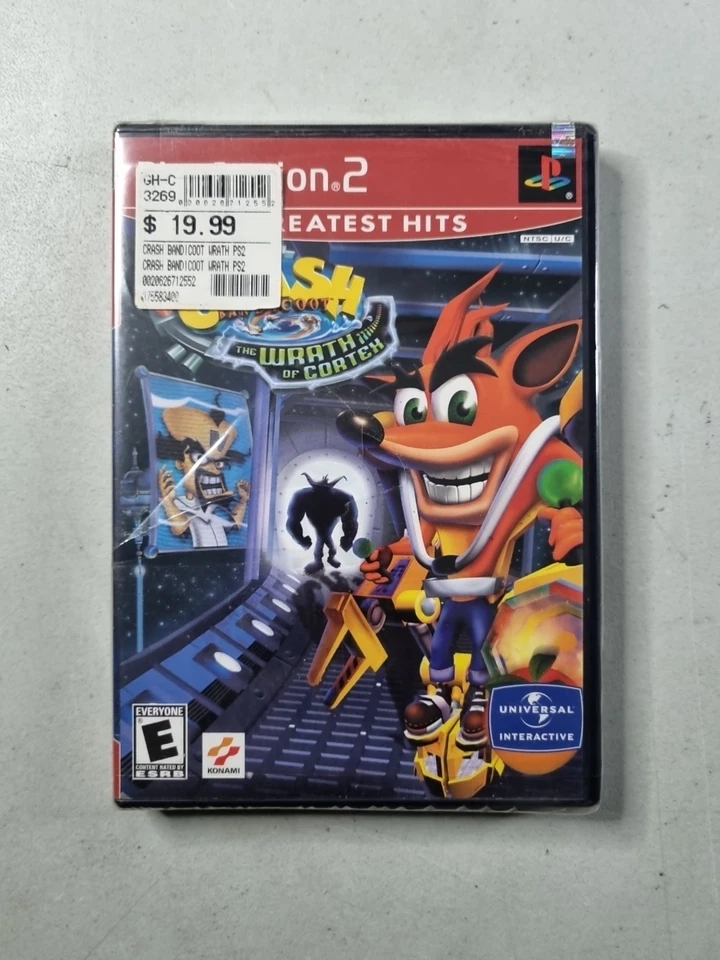 Crash Bandicoot The Wrath of Cortex (PlayStation 2, 2002) PS2 NEW Factory Sealed - Image 1 of 4