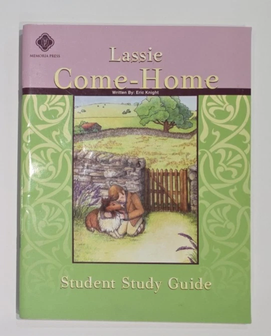 Memoria Press Lassie Come-Home STUDENT STUDY GUIDE, No writing, 4th grade Lit. - Image 1 of 3