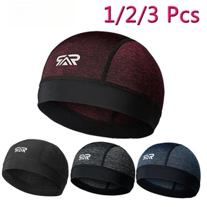 Gorra Calavera Casco Forro Gorro Sombrero Malla de Enfriamiento Ciclismo Correr Sombrero para Hombres Mujeres - Imagen 1 de 34