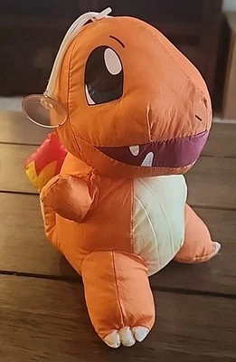 Vintage 1999 Pokemon Charmander 8” 8in Bath Sponge Budie Plush Stuffed Animal - Image 1 of 4
