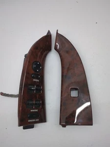 97-05 Buick Park Avenue Driver Master Window Mirror Switch Woodgrain OEM - Foto 1 di 10