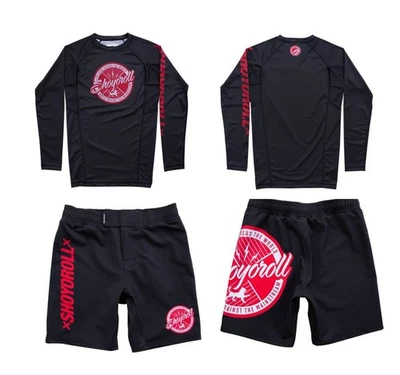 Shoyoroll Competitor 19 Q2 Rash Guard LS & Short Bjj Uniform Jiu Jitsu No Gi - Image 1 of 4