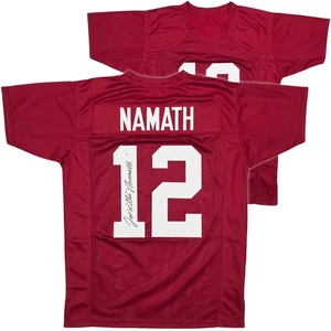 Alabama Crimson Tide Joe Namath Signed Maroon Jersey "Willie" PSA/DNA - Picture 1 of 6