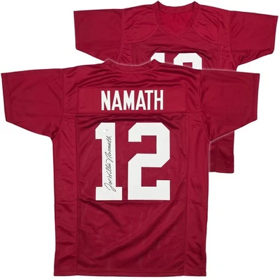 Alabama Crimson Tide Joe Namath Signed Maroon Jersey "Willie" PSA/DNA - Image 1 of 4