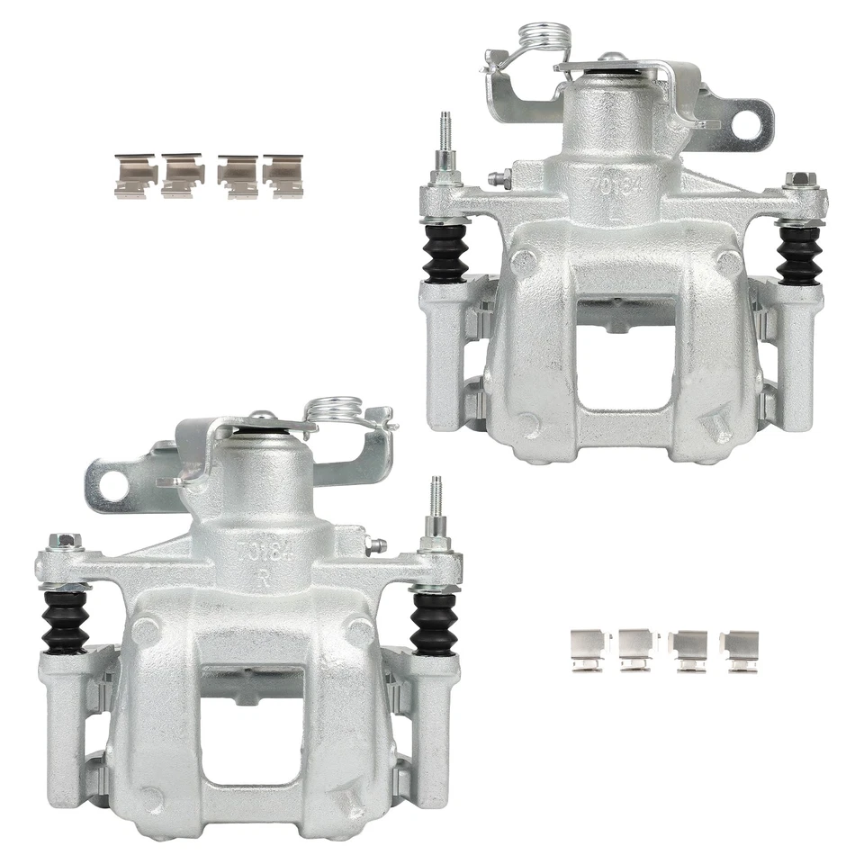 For 2015-2019 Ford Transit-150 250 350 Rear Pair Brake Calipers w/ Bracket Foto 1 de 1