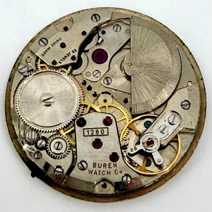Vintage Buren 1280 Automatic Uhrwerk - 30 Jewels - Swiss Made - funktioniert - Bild 1 von 5