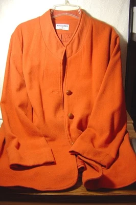 CORTADOR BLAZER VINTAGE ALFRED DUNNER MEZCLA LANA COLOR CALABAZA PARA PROYECTOS Foto 1 de 3