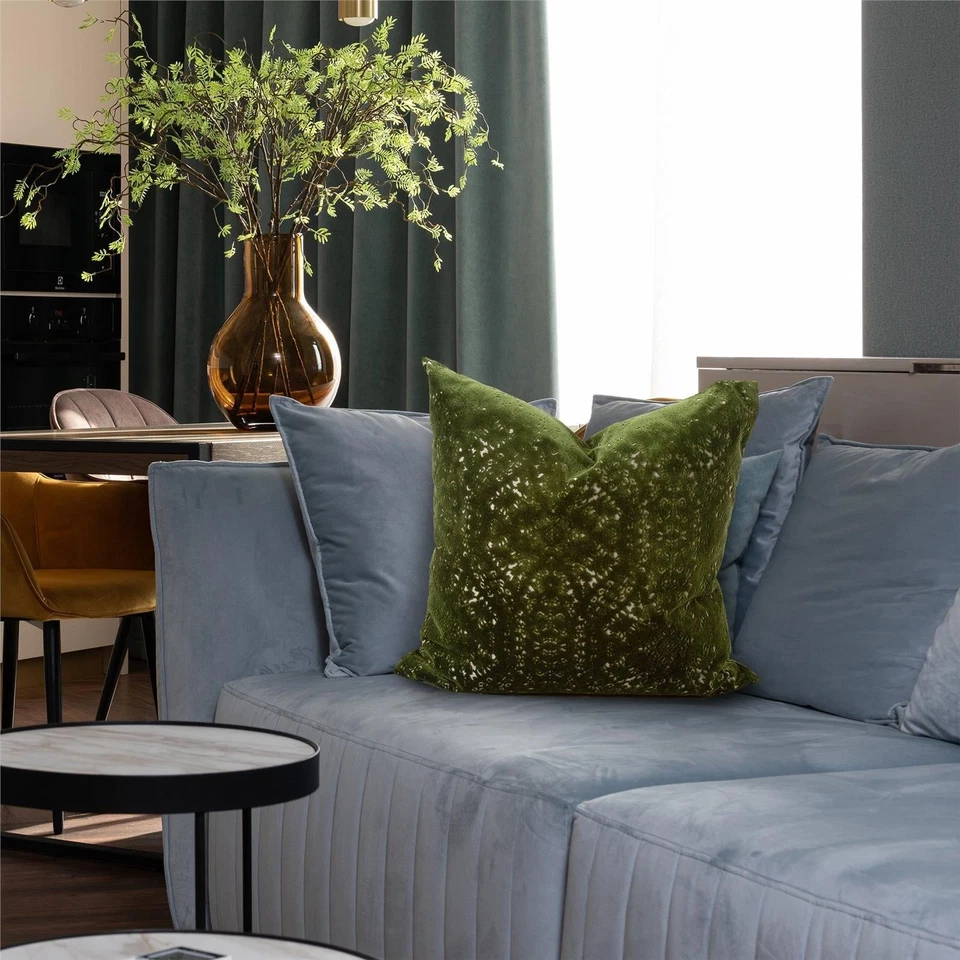 Pisani Emerald Geometric Pillow, 20x20 Square - Image 1 of 1