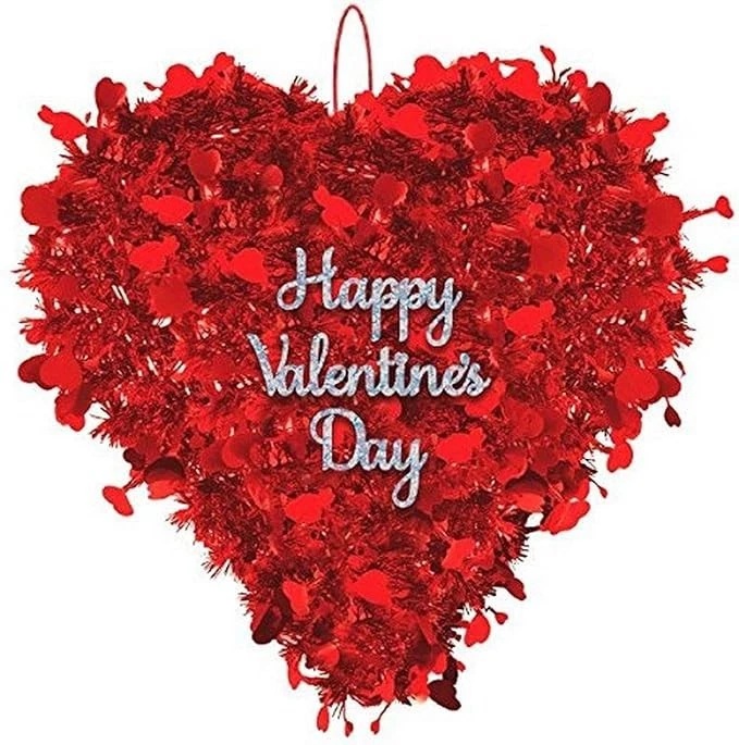 amscan Deluxe Decoration Heart Décor, 18 1/2 x 17 1/2, red, 240672 - Image 1 of 1