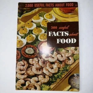 Culinary Arts Cookbook: 2000 Useful Facts About Food 1949 - Picture 1 of 7