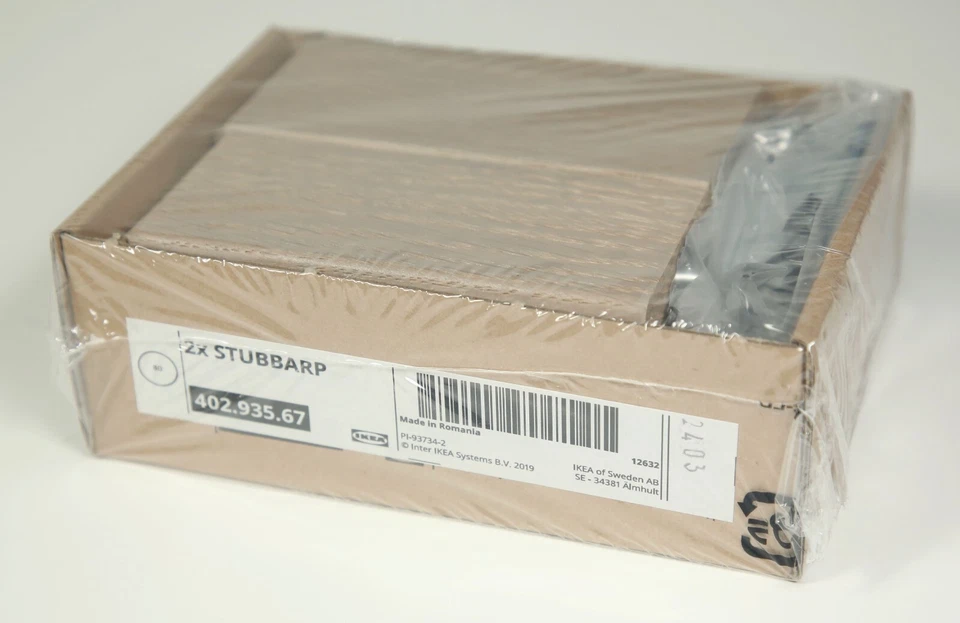 Ikea STUBBARP Pata efecto nogal gris claro 402.935.67 (Pack de 2) NUEVO para BESTA Foto 1 de 1