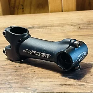 Answer Mountain Bike 1 1/8 Threadless Stem 10 Degree 25.4 Black Ano 2-Bolt - Picture 1 of 7