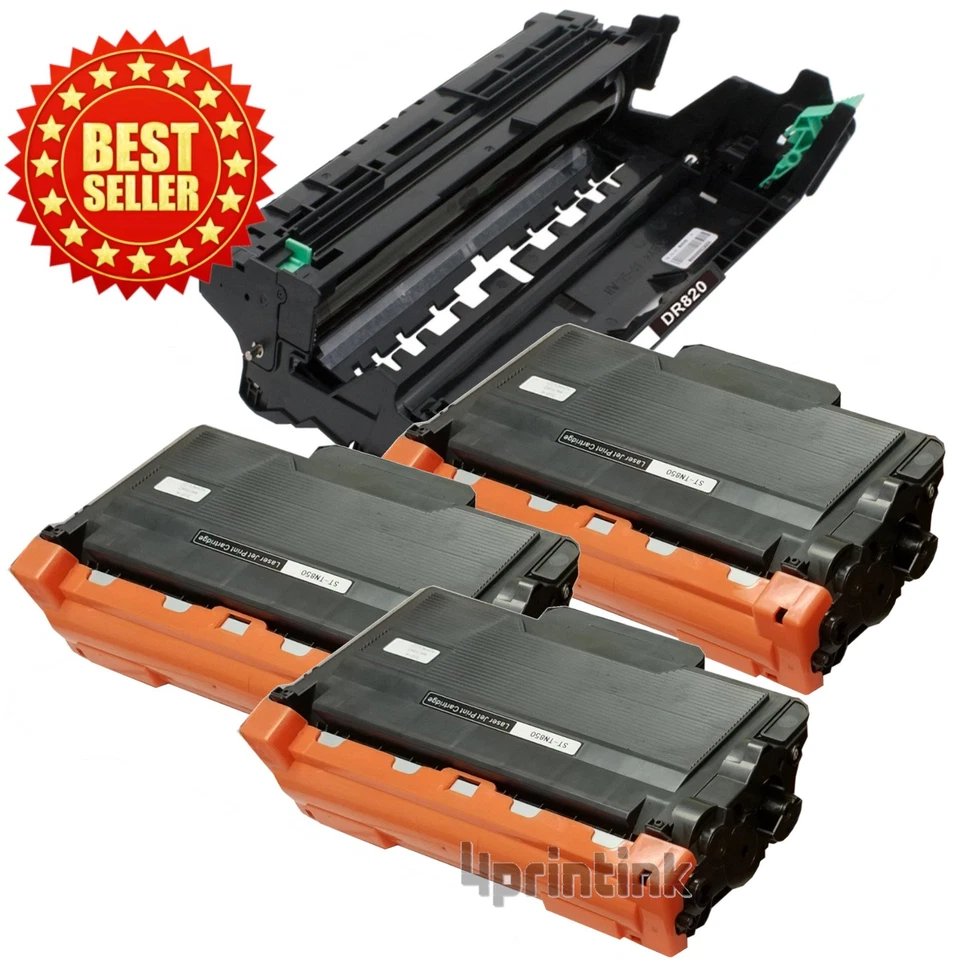 DR820 Drum TN850 Toner Cartridge For Brother MFC-L6700DW MFC-L5850DW HL-L6200DW - image 1 of 1