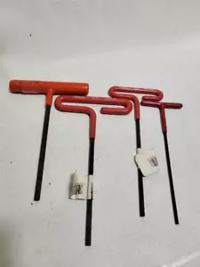 T Handle Hex key Allen & Eklind Brand 4 piece made in USA a34 - Picture 1 of 1