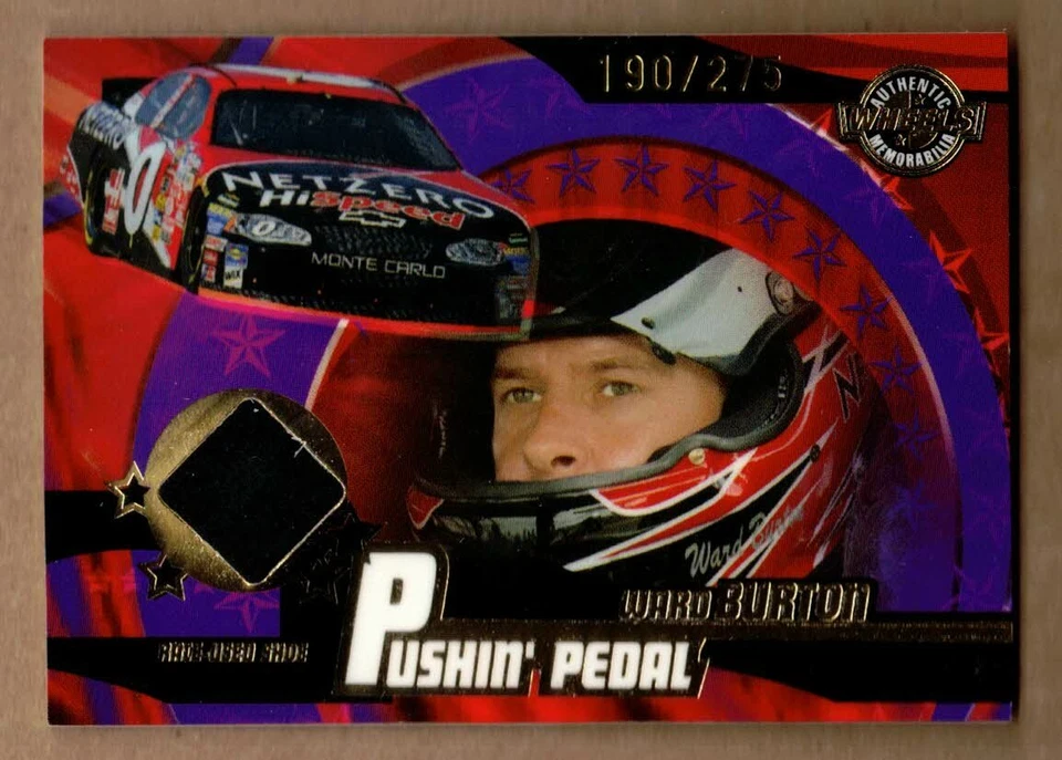 2004 WHEELS AMERICAN THUNDER PUSHIN PEDAL #PP3 WARD BURTON #190/275 - Image 1 of 1