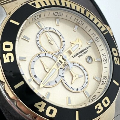 Technomarine Sea Manta Gold Dial Men's Watch 215046 Item No. TM-215046 - Image 1 of 4