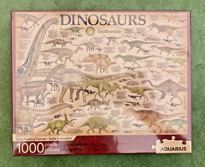 НОВАЯ Смитсоновская ГОЛОВОЛОМКА С ДИНОЗАВРАМИ Все еще Усадочная-Обернутая! Водолей - Изображение 1 из 3
