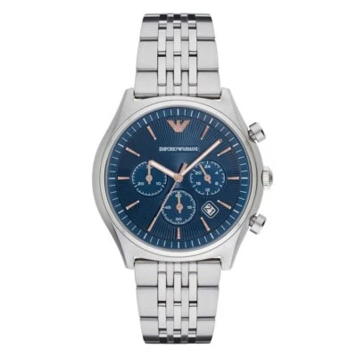 Emporio Armani watch AR 1974 Blue men's Chromograph - Image 1 of 4