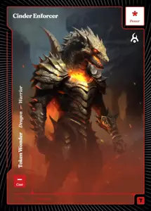 Wonders of the First Cinder Enforcer T-008 Foil Token Existence - Imagen 1 de 2