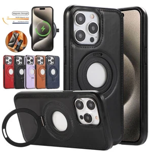 Funda protectora resistente de cuero con soporte a prueba de golpes para iPhone 15 13 11 Pro Max - Imagen 1 de 30