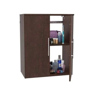 ClosetMaid Laundry Room Floating Cabinet Kit w/ Modern Doors and Shelf Chocolate - Picture 1 of 11