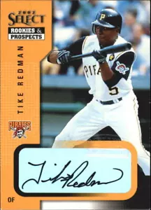 B4244- 2002 Select Rookies and Prospects #90 Tike Redman Auto - NM-MT Pirates - Picture 1 of 2