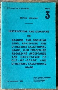 British Railways Instructions Diagrams Loading & Securing Long Exceptional Loads - Picture 1 of 6