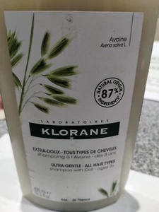 Klorane Shampoo With Oat Milk For All Hair Type 400ml 13.5 Oz Ultra Gentle - Picture 1 of 3