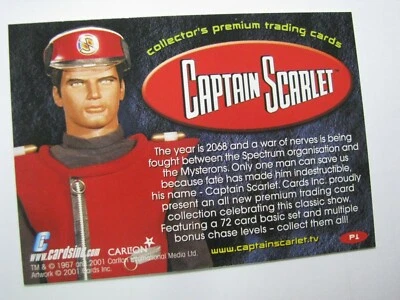 Captain Scarlet Thunderbirds Gerry Anderson Promo Card P1 Cards Inc UK 2001 - Image 1 of 2