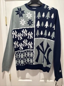 MLB New York Yankees Ugly Christmas Sweater KLEW Baseball Pullover NY  Mens XL - Picture 1 of 8