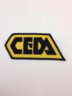 Vtg CEDA Manufacturing & Sales Sew On Patch Oil Gas Industrial Mechanical 4.5" - Image 1 of 4