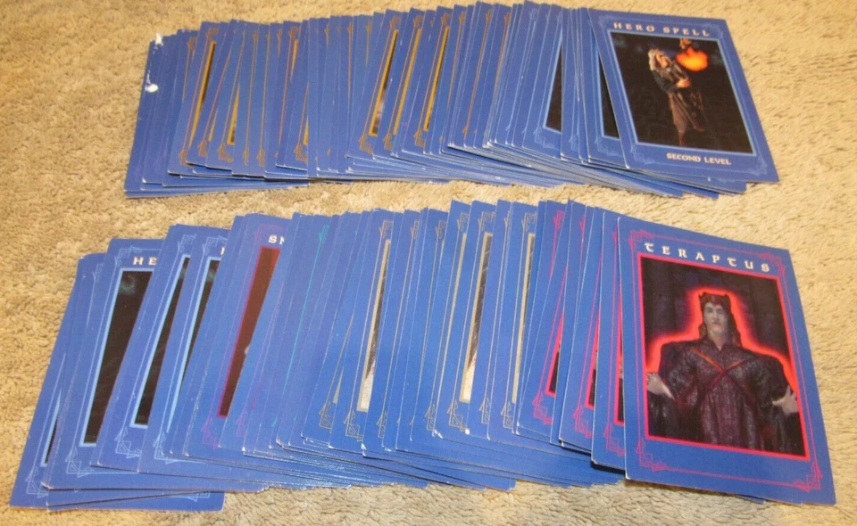 1993 Dragon Strike Adventurevision Board Game Parts - Set of 110 Cards - Image 1 of 1