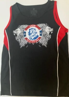 Camiseta sin mangas de colección rara MMA Muay Thai Heart Of A Lion. Talla S. Foto 1 de 4
