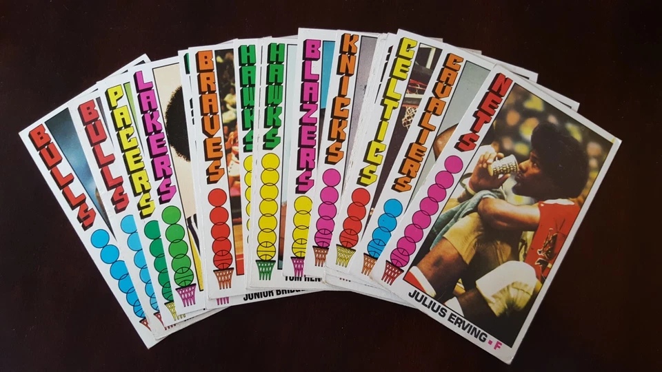 1976 topps basketball cards #1 to #75, complete your set - Image 1 of 1