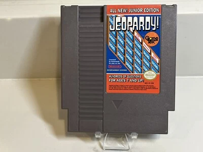 Jeopardy! Junior Edition - 1989 NES Nintendo Game - Cart Only - TESTED! - Image 1 of 4