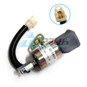 New Stop Solenoid SA-5176-24 SA-5176 1756ES-24SUC5B1S5 24V For Kubota - Imagen 1 de 6