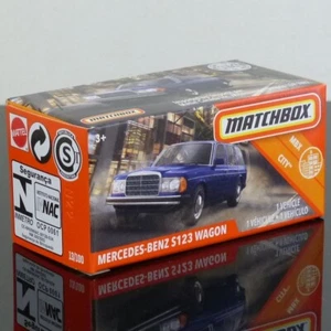 Matchbox 2020 Power Grabs 13/100 Mercedes-Benz S123 Wagon blue BOXED SEALED - Picture 1 of 1