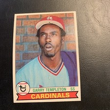 #350 Garry Gary Templeton St. Louis Cardinals 1979  Topps  Baseball Card Cb15-1
