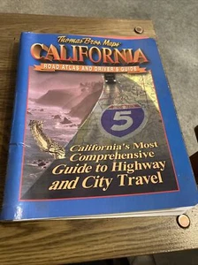 Thomas Bros Maps, CALIFORNIA Road Atlas and Driver's Guide 1997 w/ Map (#1) - Picture 1 of 12