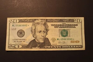 2013 $20 Star note fair condition - Bild 1 von 4