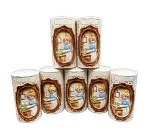 1977 Sears Roebuck & Co Pioneer Woman Spice Shakers - Set of 7 - Picture 1 of 12