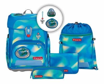 Step by Step Cloud Flash Schulranzen-Set 5-teilig Ninja Zazu blau Neu - Bild 1 von 4