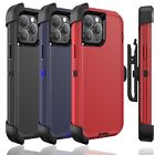Lot For iPhone 13 Pro Max/Mini Heavy Duty Shockproof Defender Case +Belt Clip