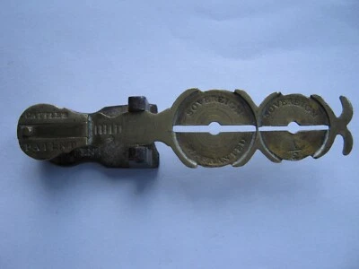 Victorian Cattle's Patent steel & brass adjustable Sovereign rocker balance Rare - Image 1 of 4