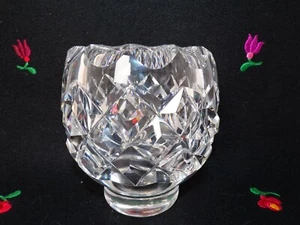 Jarrón vintage grabado firmado Afors Mid Century cristal artista {Kosta Boda} - Imagen 1 de 6