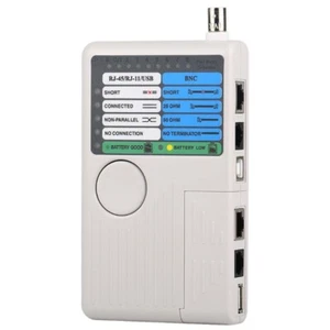 Remote RJ11 RJ45 USB BNC LAN Network Cable Tester for UTP STP Tracker Detector - Picture 1 of 13