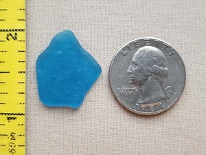 REINER STRAND MEER GLAS BRANDUNG GETROMMELT ELEKTRISCH TÜRKIS BLAU MATTIERT ANHÄNGER V03 - Bild 1 von 8