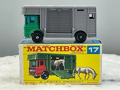 Matchbox Lesney"PREPRODUCTION"1969#17E,Horsebox,MINT,boxed All original,Genuine. - Image 1 of 4