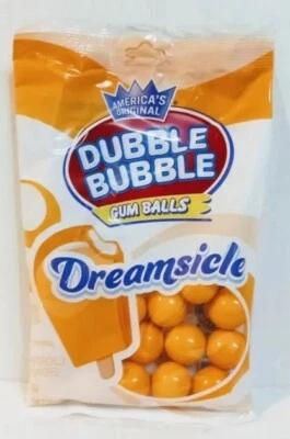 Шарики жевательной резинки America's Original Dubble Bubble 3,3 унции DREAMSICLE оранжевые мороженое 4/26 - Изображение 1 из 2